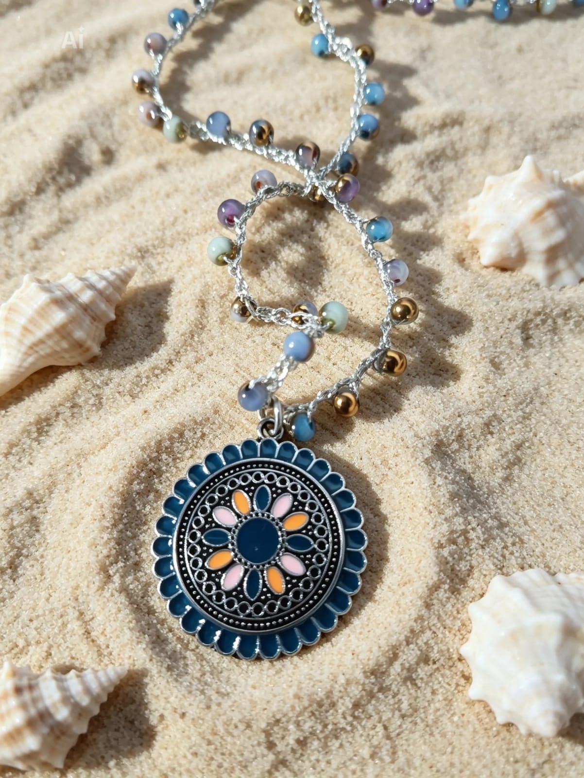 Mandala del Mare - sulla sabbia