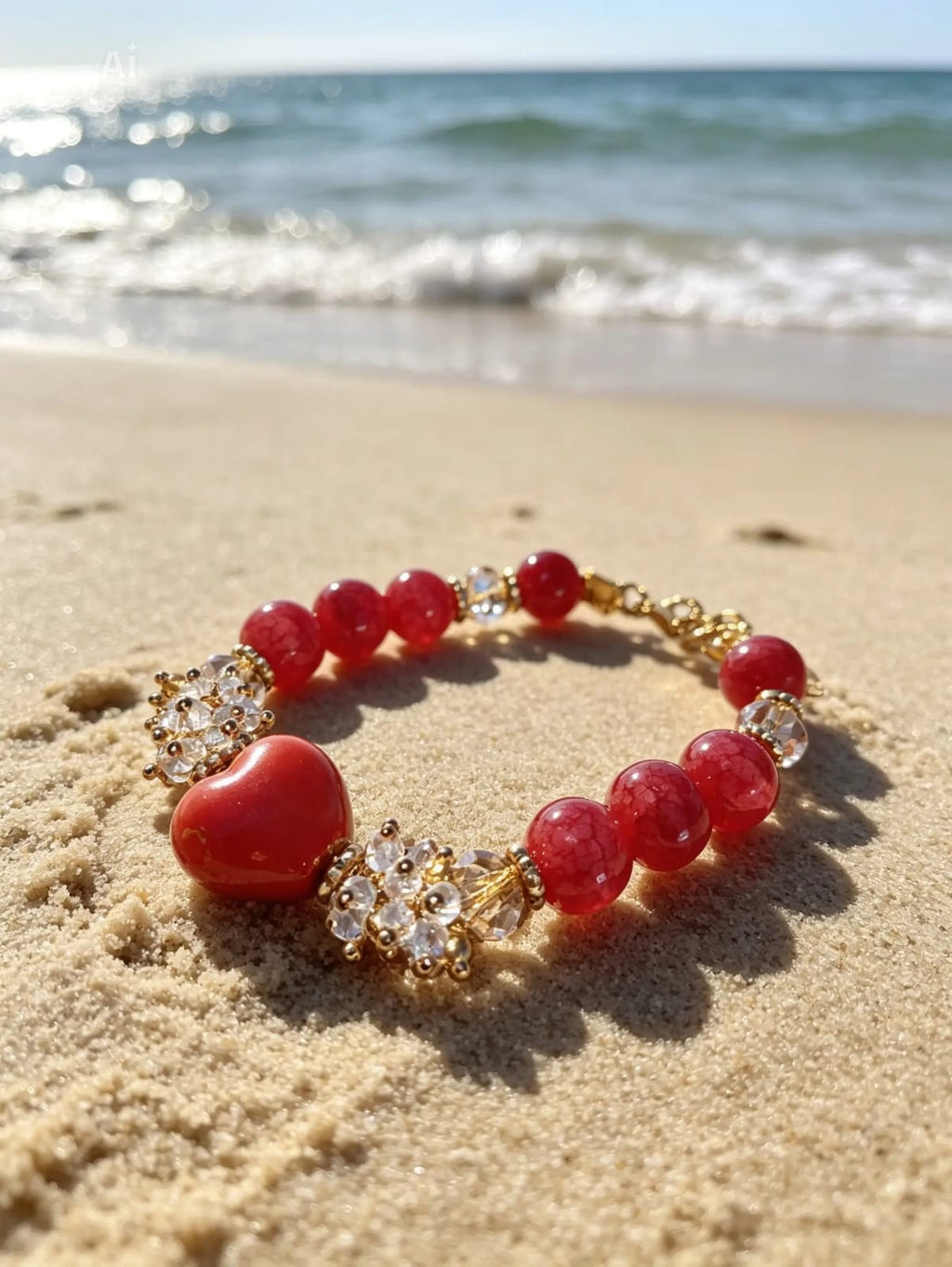 Bracciale Cuore Rosso