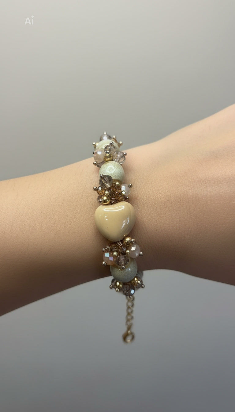 Bracciale Cuore d'Avorio