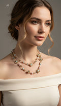 Collana Fiore all'Uncinetto