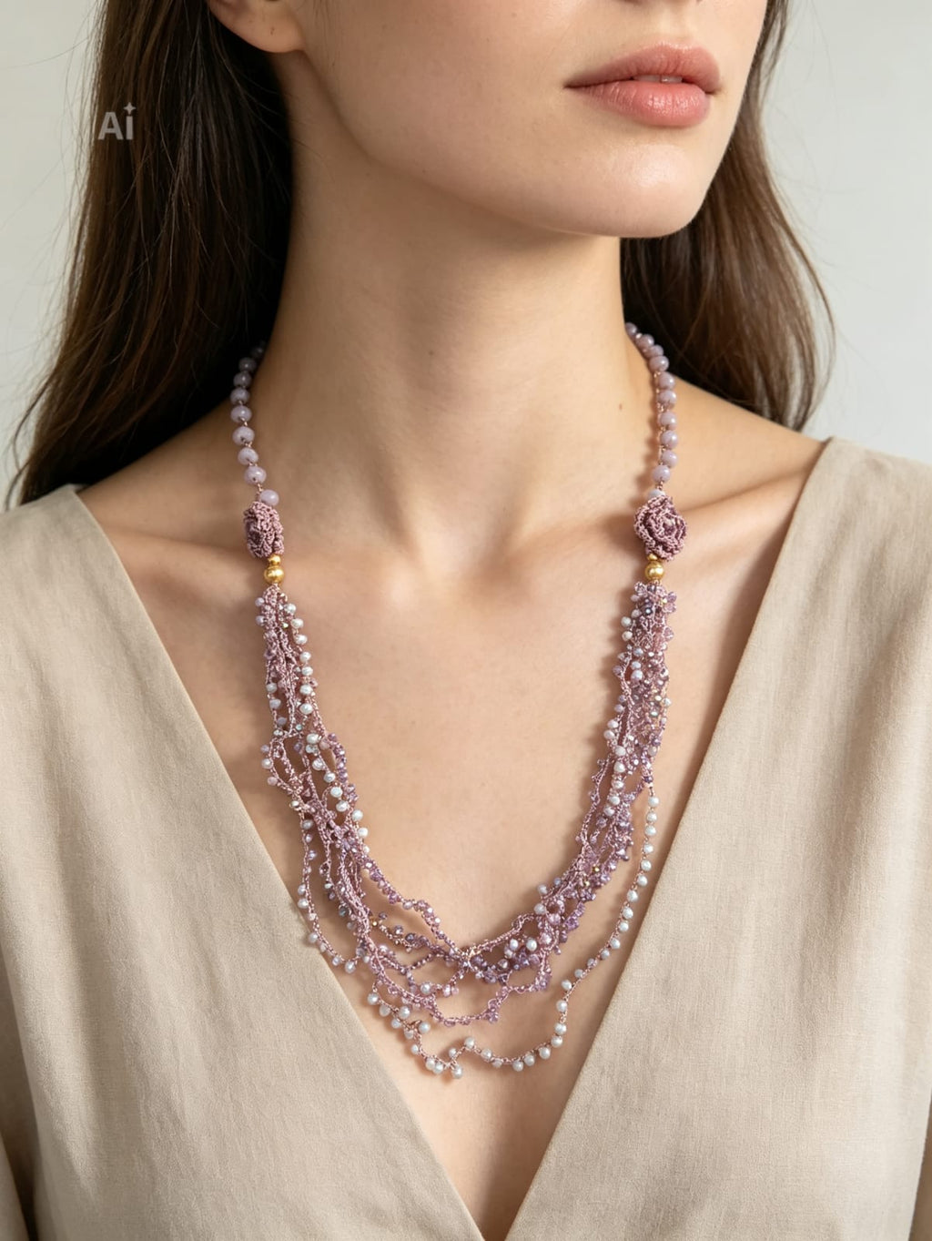 Collana Fiori di Lilla