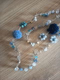 Collana Boho Pompom