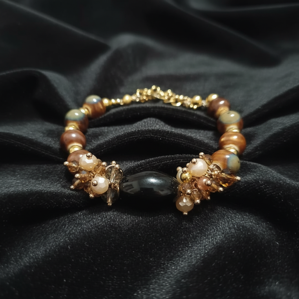 Bronzo e Nero - stile lusso su velluto